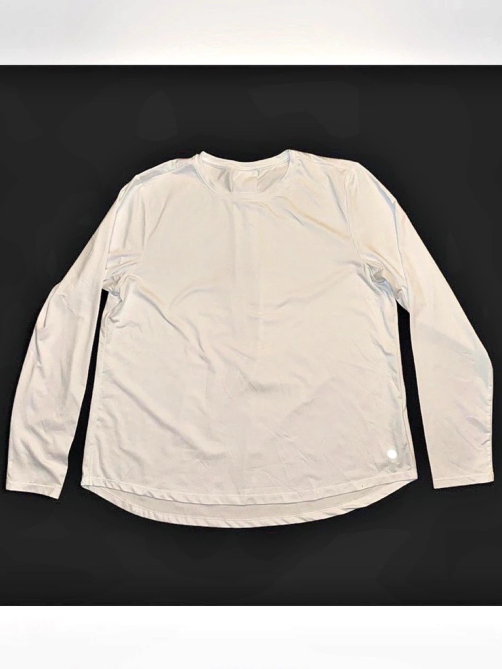 Baleaf Long Sleeve Workout Running Shirt White XL